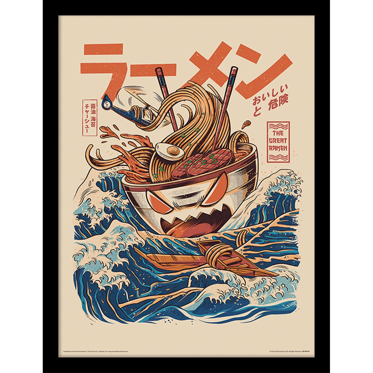 Ilustrata (Great Ramen) Framed Print – image 2