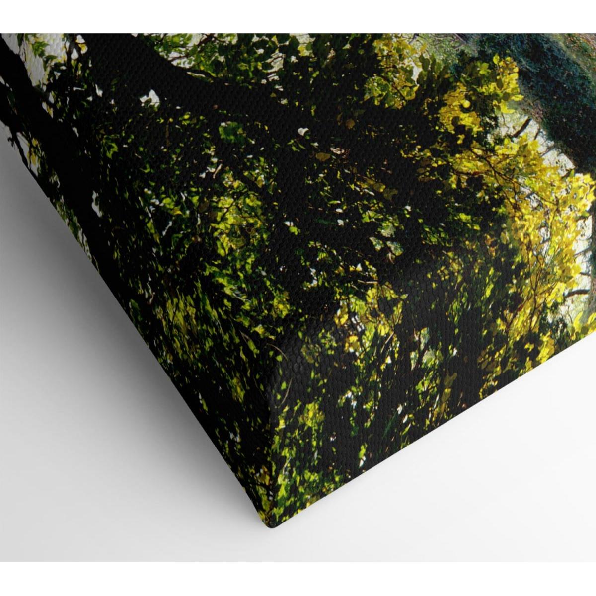 Central Park Bridge New York City Canvas Print Wall Art - Yellow / 66.04cm – image 2