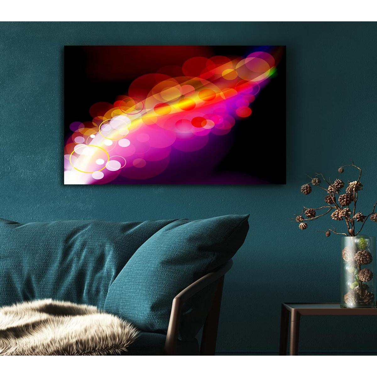 Liquid Light Canvas Print Wall Art - Yellow / 101.6cm – image 4