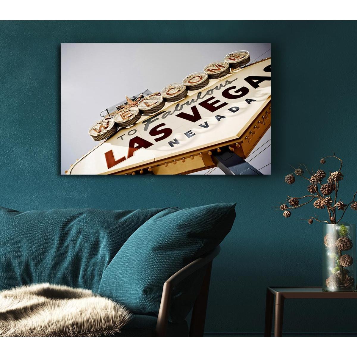 Las Vegas Sign Canvas Print Wall Art - Yellow / 50.8cm – image 5