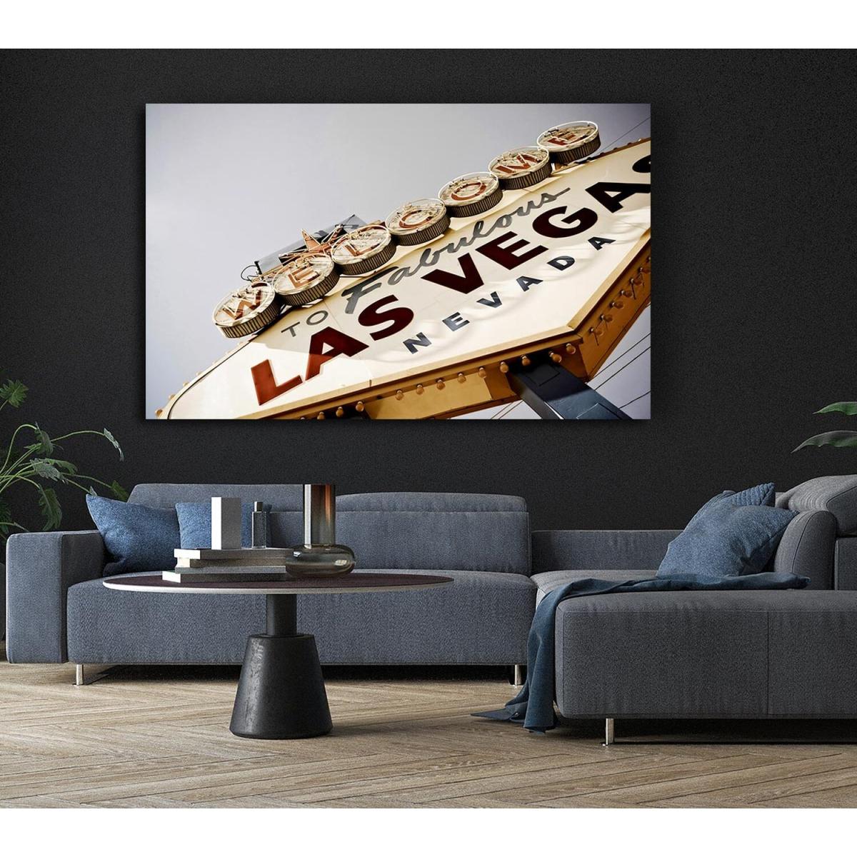 Las Vegas Sign Canvas Print Wall Art - Yellow / 50.8cm – image 6