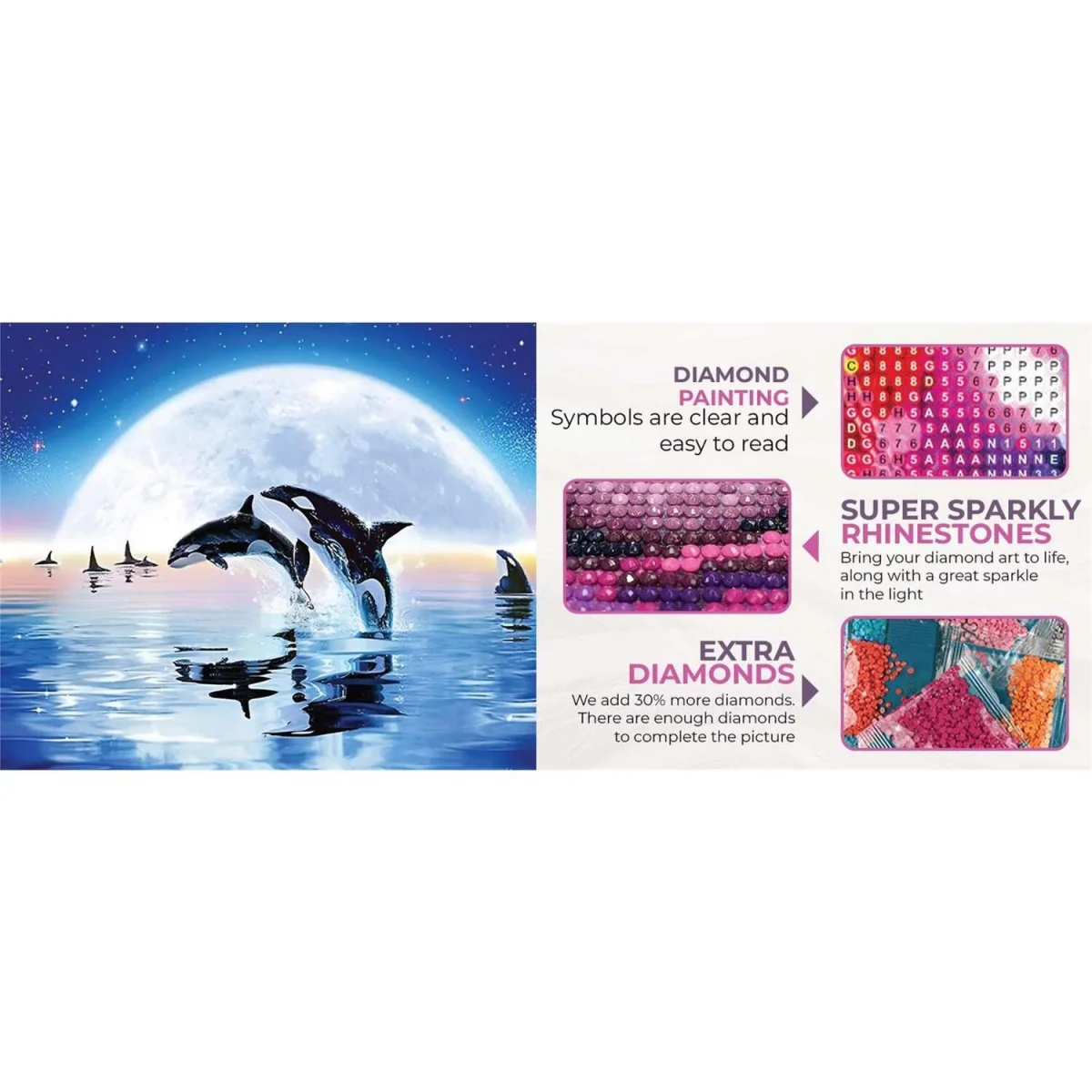 Golden Retriever and Pup Diamond Painting Kit - Multi – image 5
