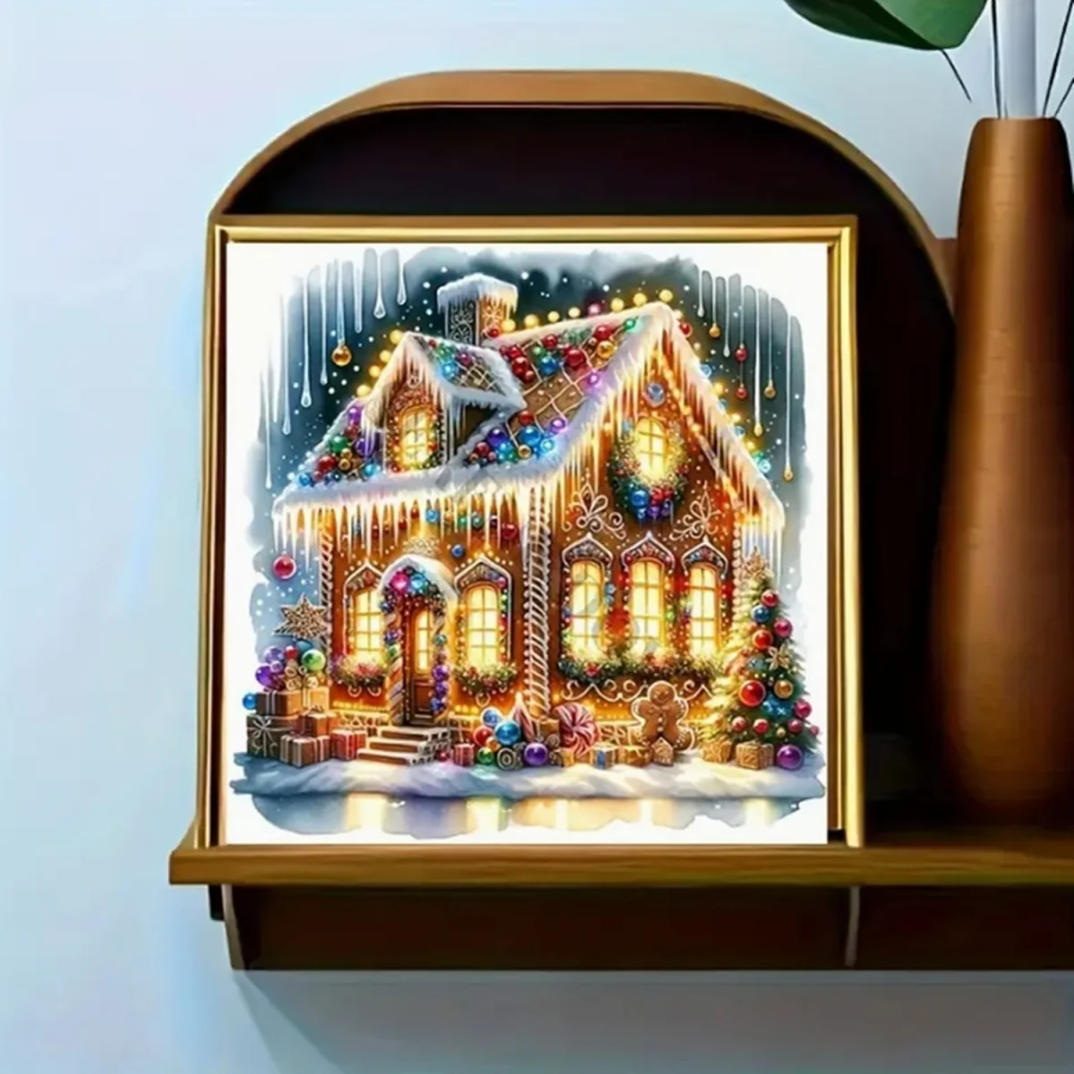 Cosy Christmas House Diamond Painting Kit - Multi – image 8