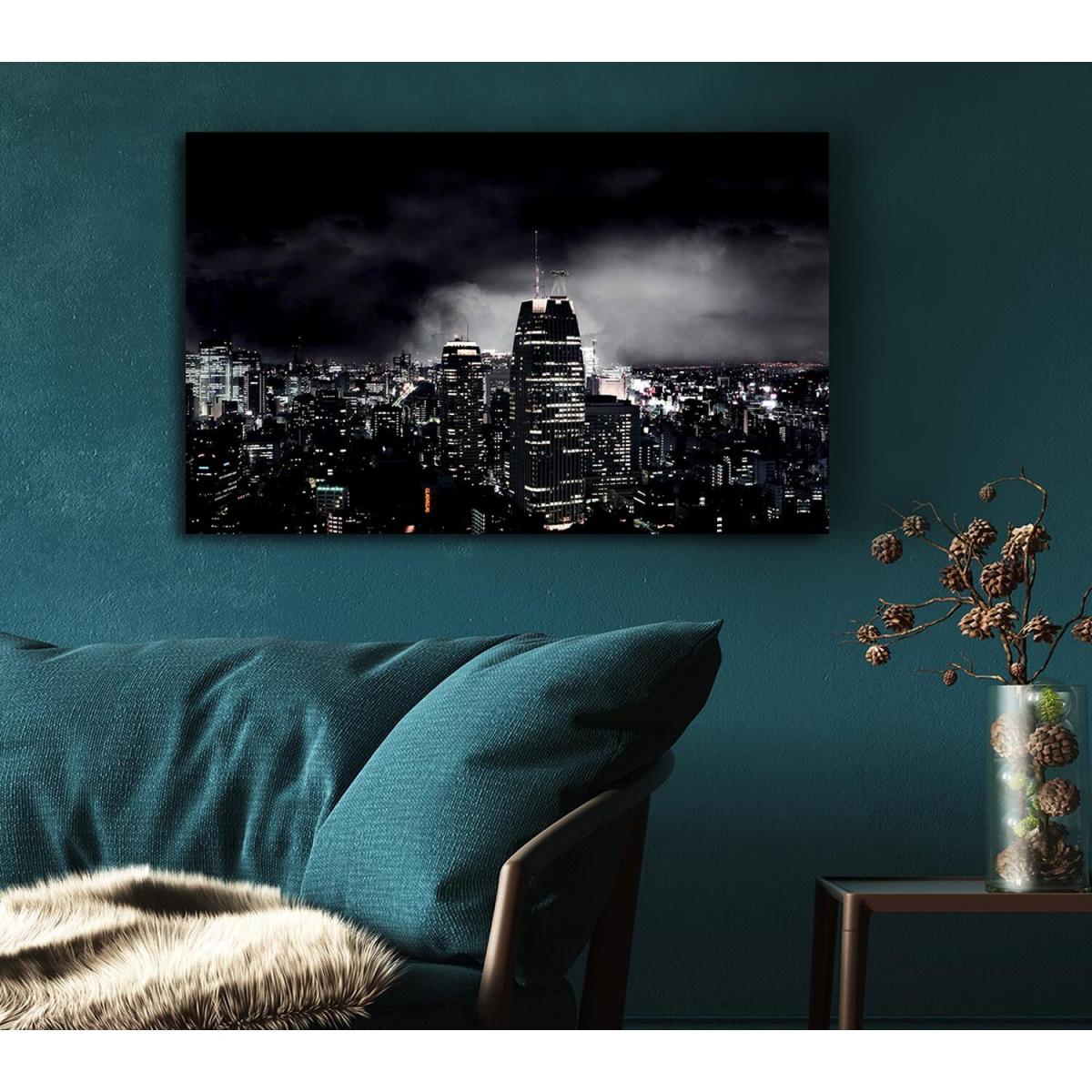 City Of Doom Canvas Print Wall Art - Yellow / 101.6cm – image 5