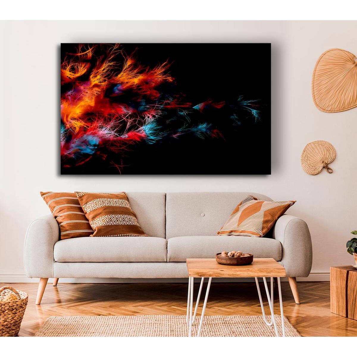 Feather Delight Canvas Print Wall Art - Yellow / 66.04cm – image 4