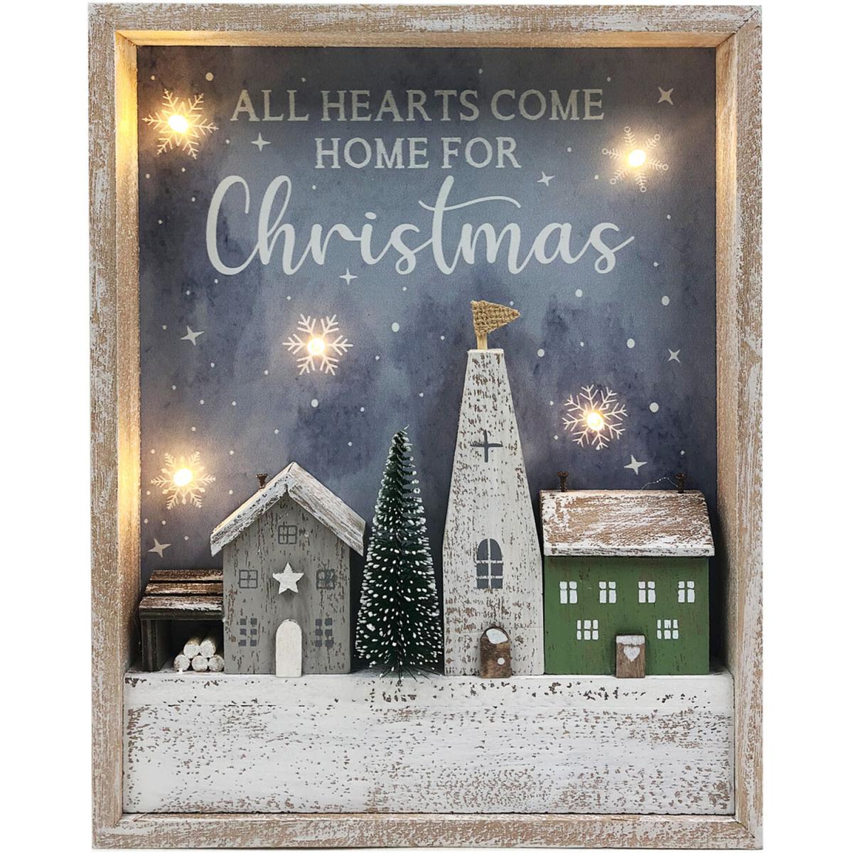 Home For Christmas LED Wall Art – image 2