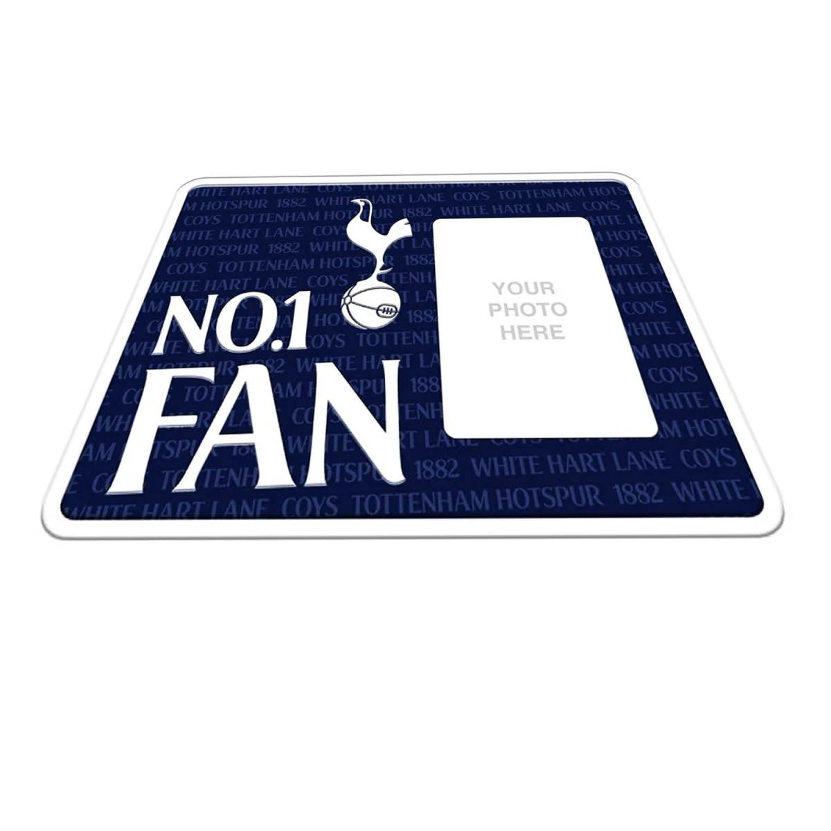 Tottenham Hotspur FC No 1 Metal Framed Plaque - Navy Blue/White – image 2