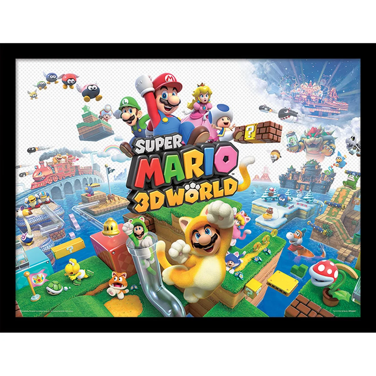 Super Mario (3D World) Framed Print – image 2