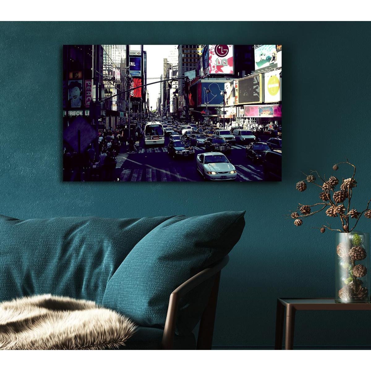 New York Roads Canvas Print Wall Art - Yellow / 66.04cm – image 5