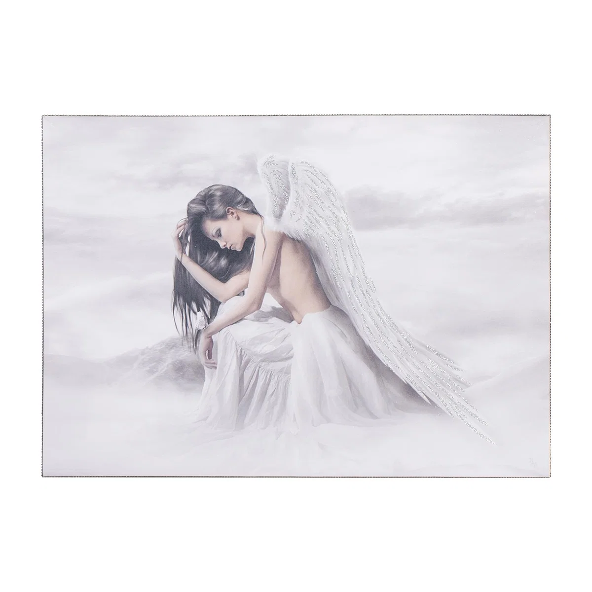 Mystical Fairy Canvas With Diamante Edge – image 1
