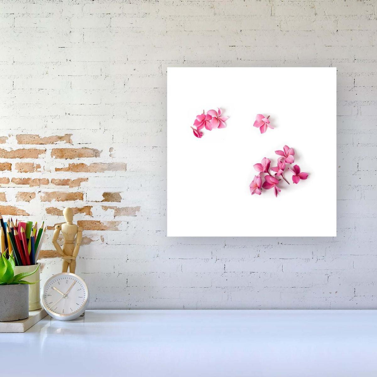 Pink Frangipani Flowers Canvas Print - Pink / Medium – image 4
