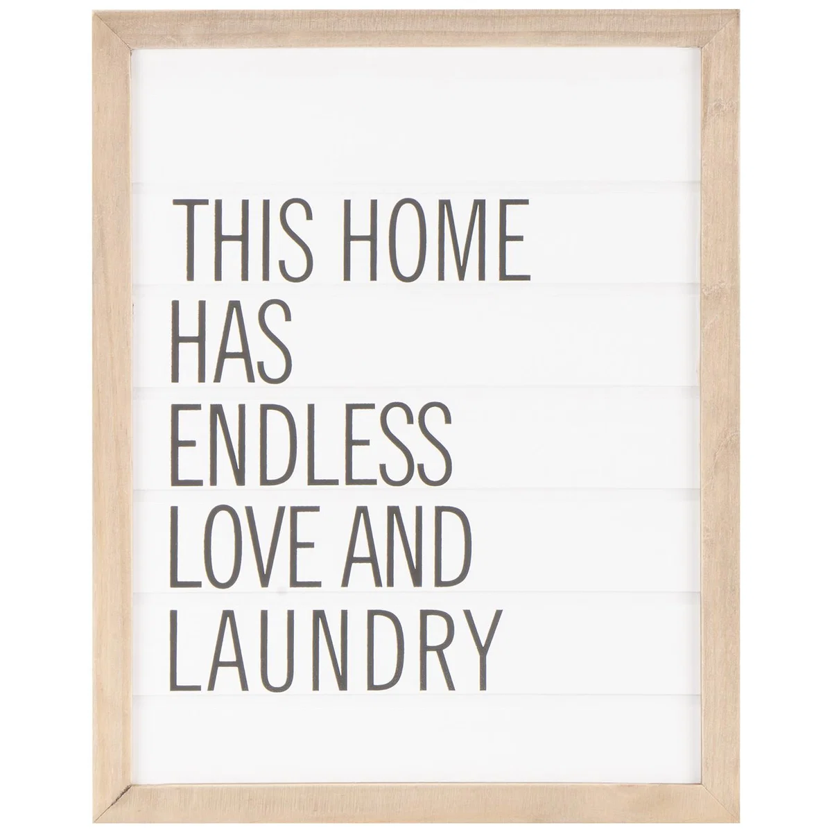 Love + Laundry Rustic Effect Sign – image 2