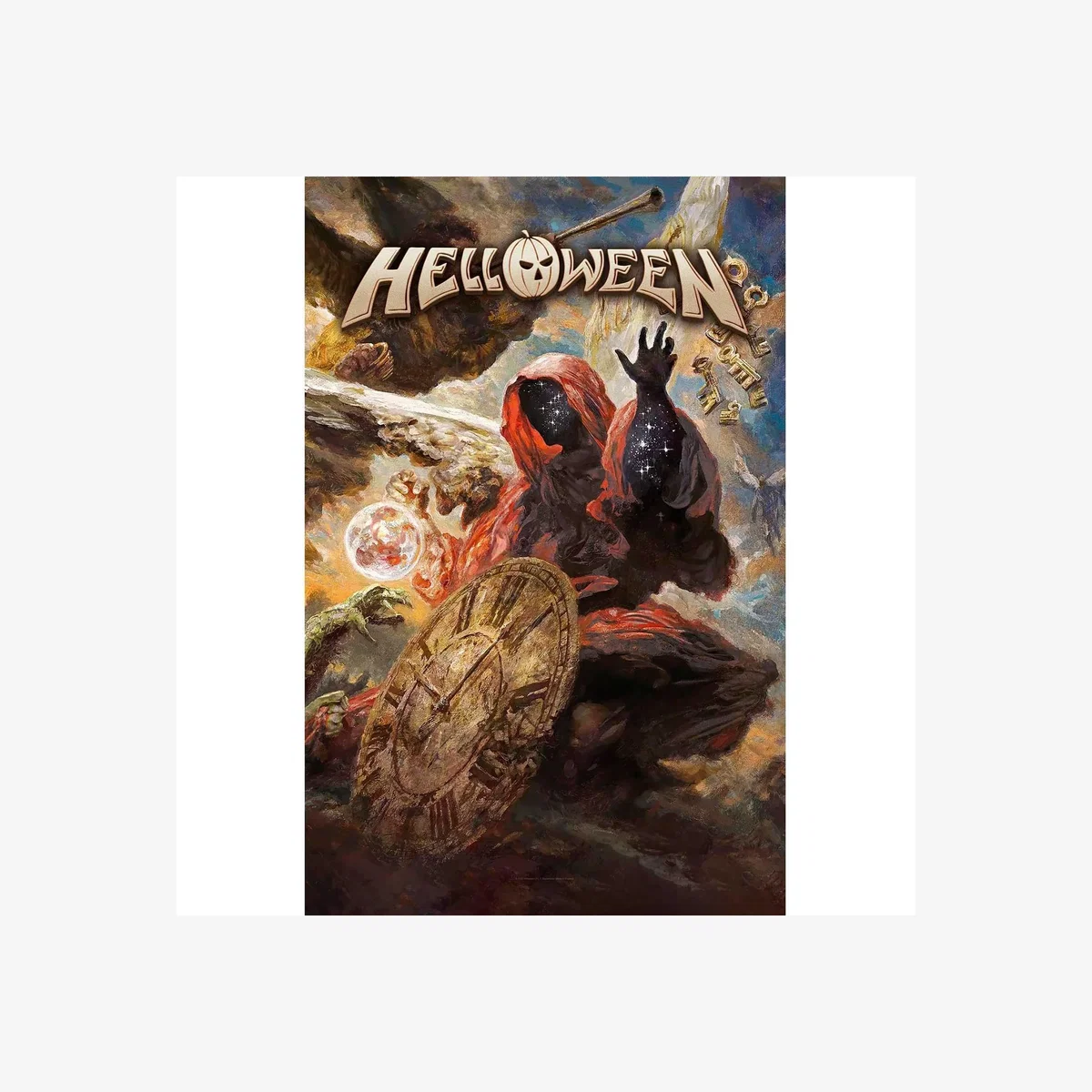 Helloween Album Textile Poster - Multicoloured