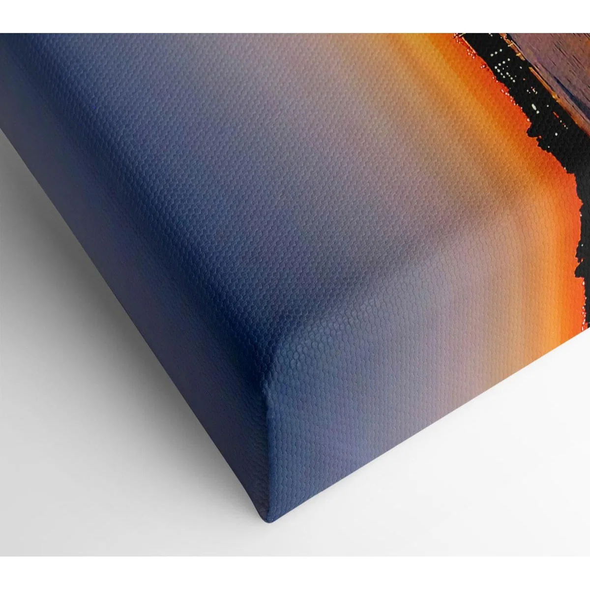 City Sunrise Canvas Print Wall Art - Yellow / 35.56cm – image 2