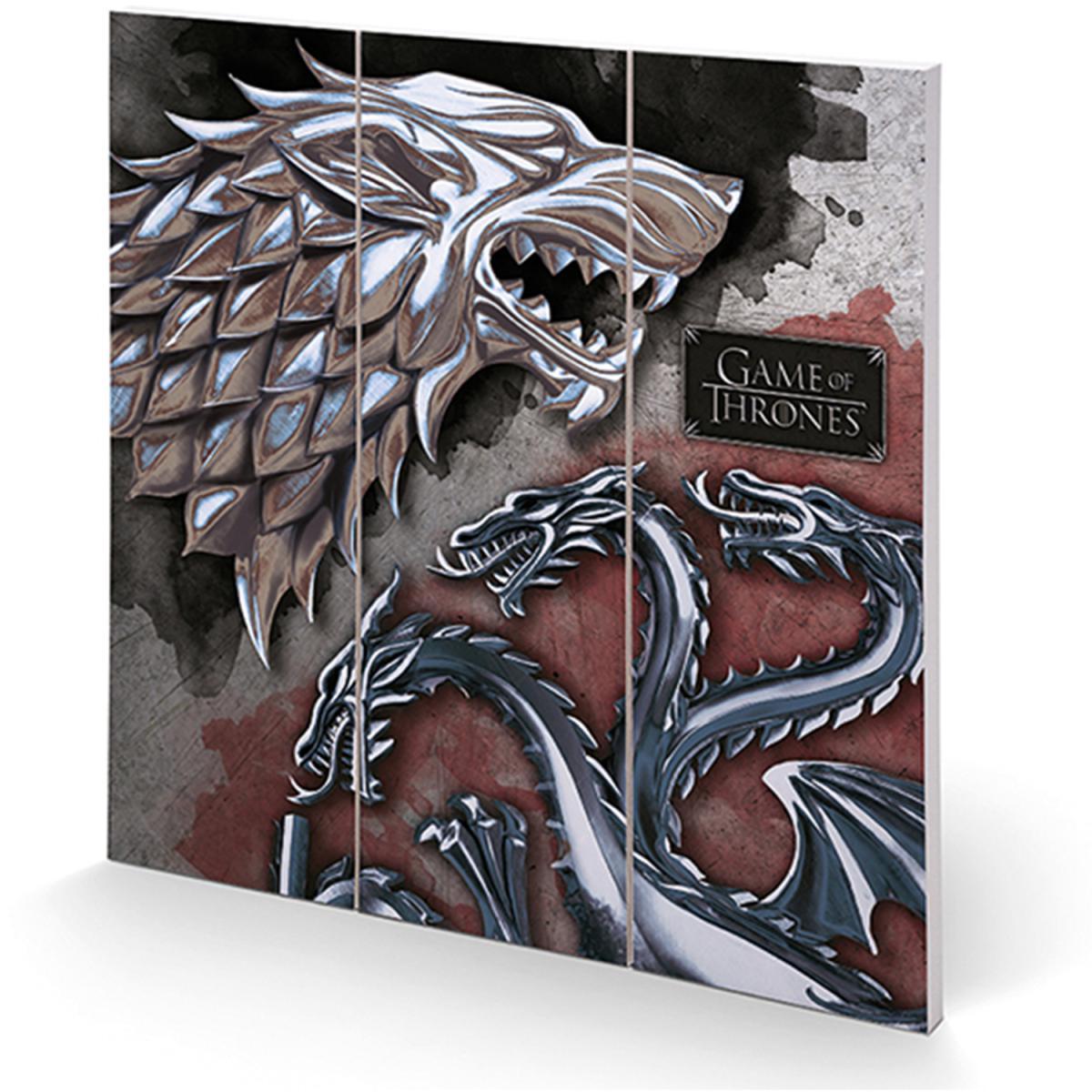 Game of Thrones (Stark and Targaryen) Wall Art – image 2