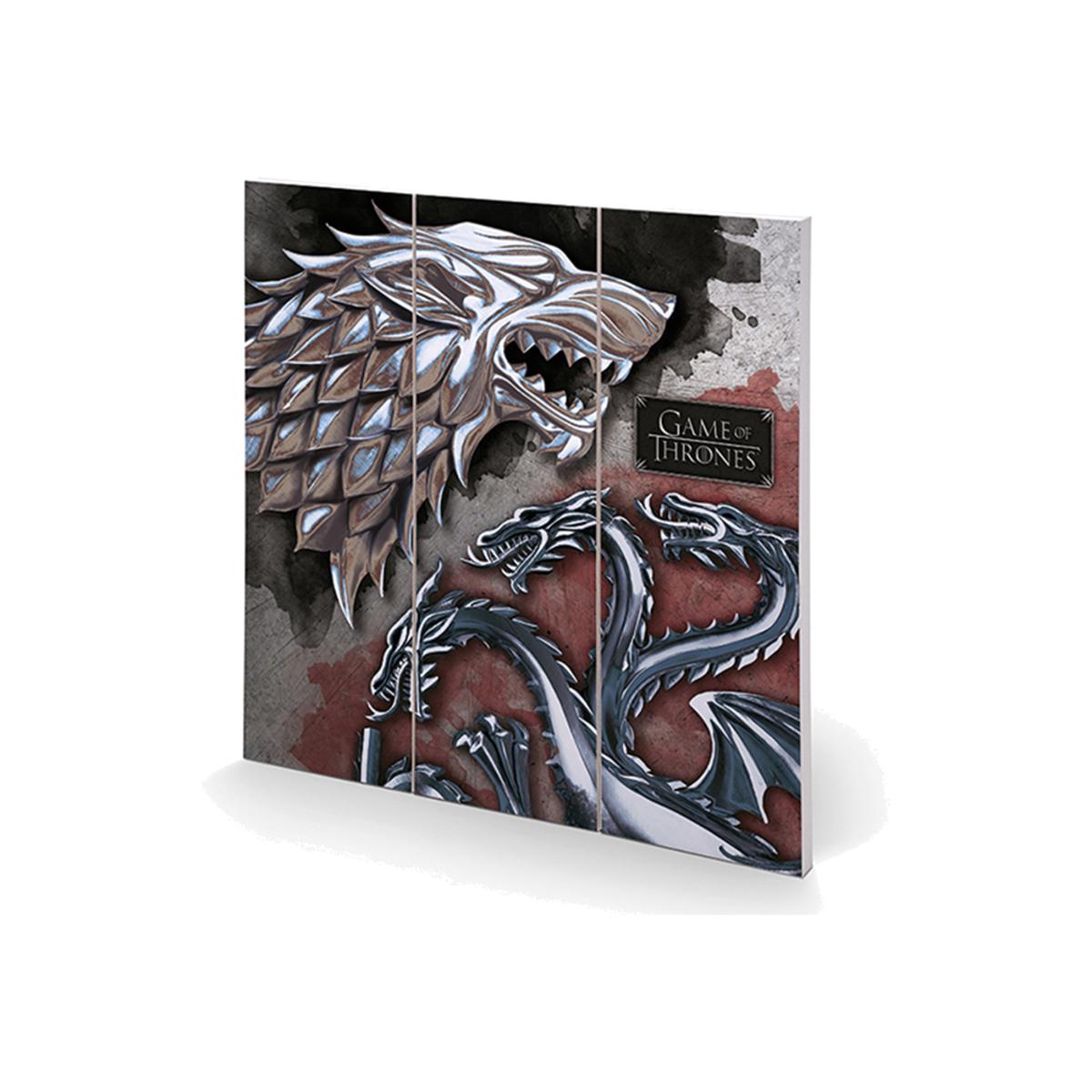 Game of Thrones (Stark and Targaryen) Wall Art – image 1