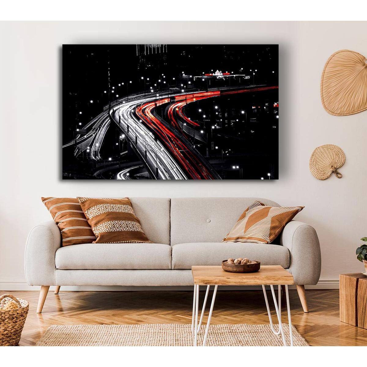 Bridges Of Shanghai Canvas Print Wall Art - Yellow / 81.28cm – image 4