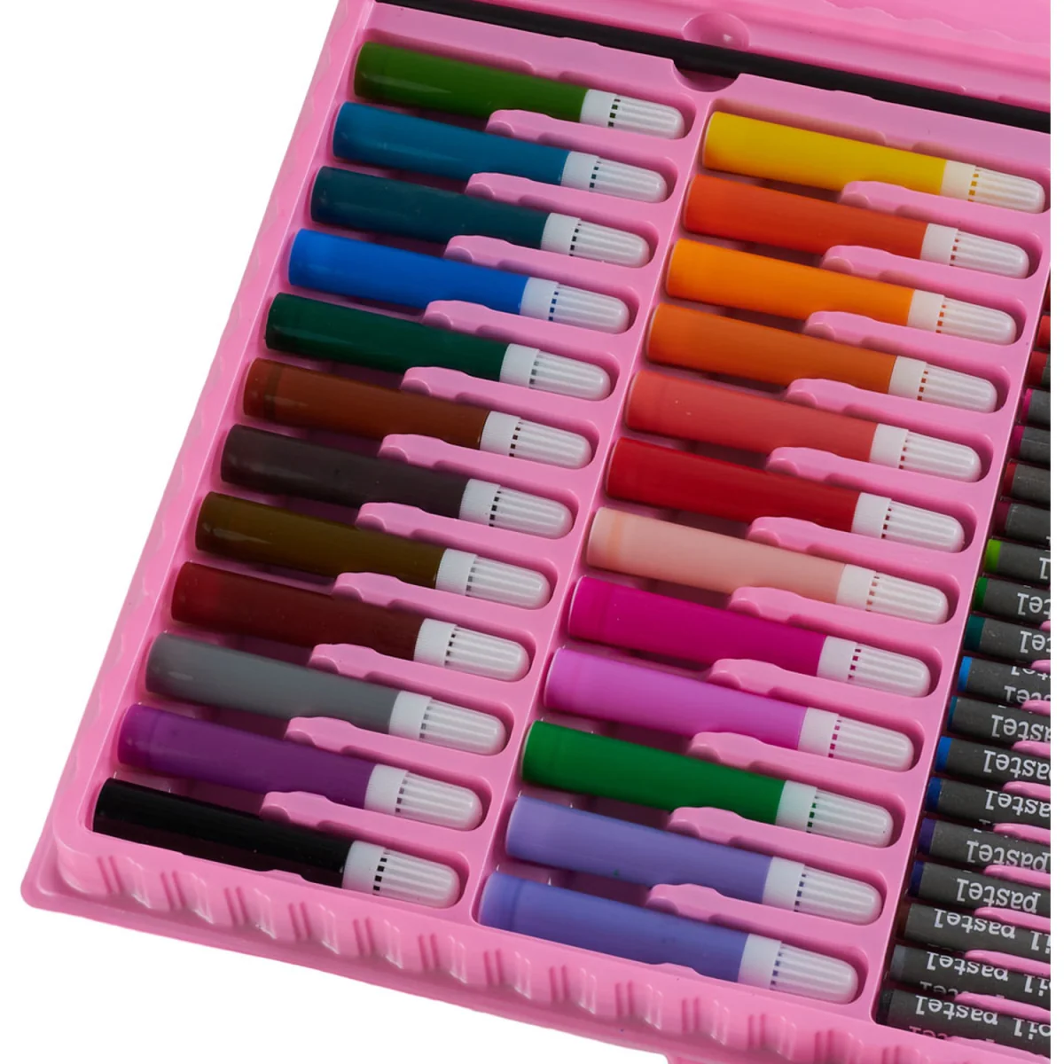 Portable Art Set Drawing Painting Art Supplies for Kids - Pink – image 6
