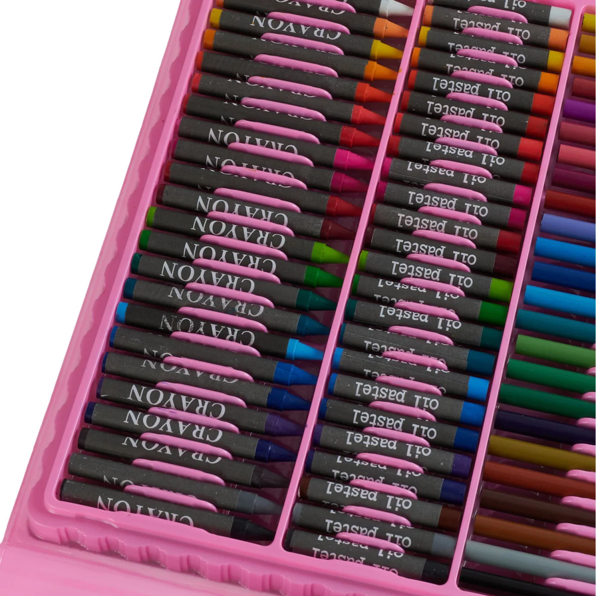 Portable Art Set Drawing Painting Art Supplies for Kids - Pink – image 7