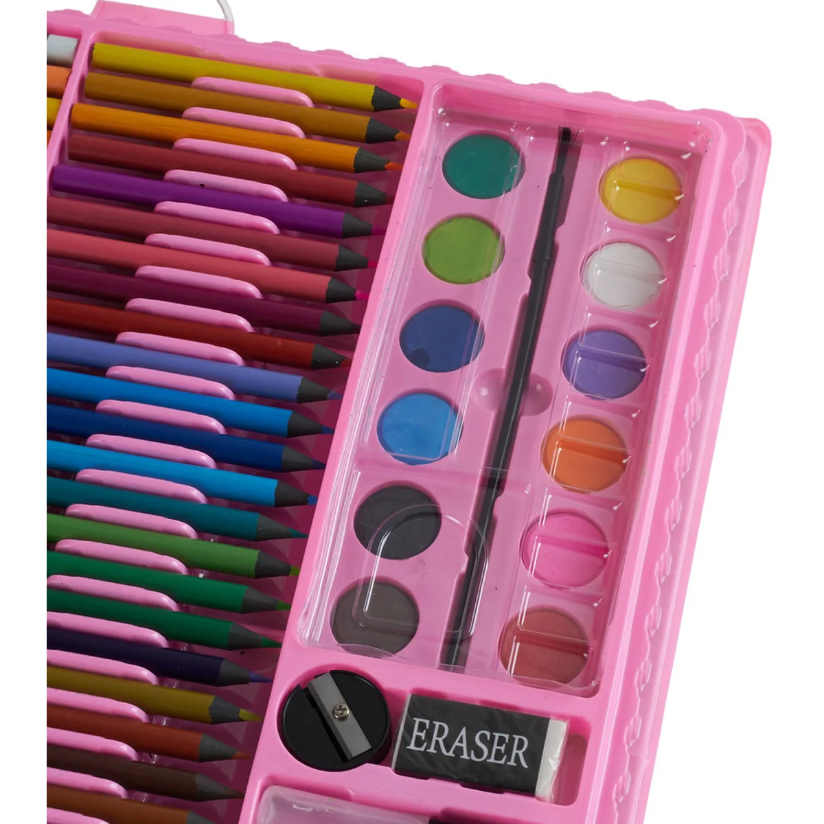 Portable Art Set Drawing Painting Art Supplies for Kids - Pink – image 8