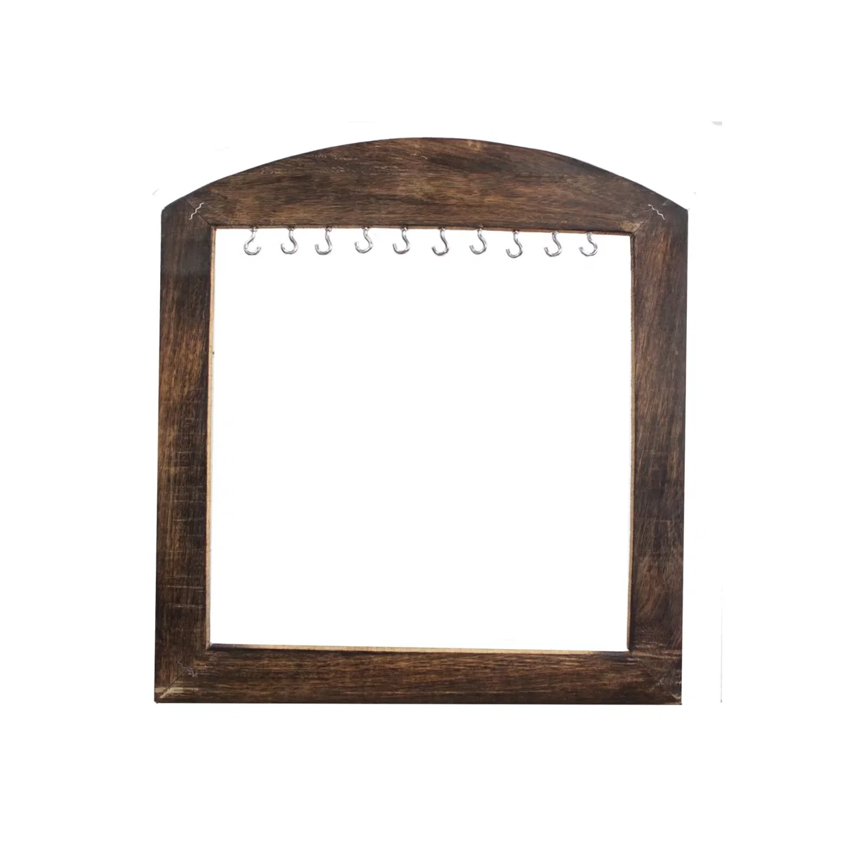 Multi-Purpose Wall Hanger Display Stand for Keys, Ties More - Brown