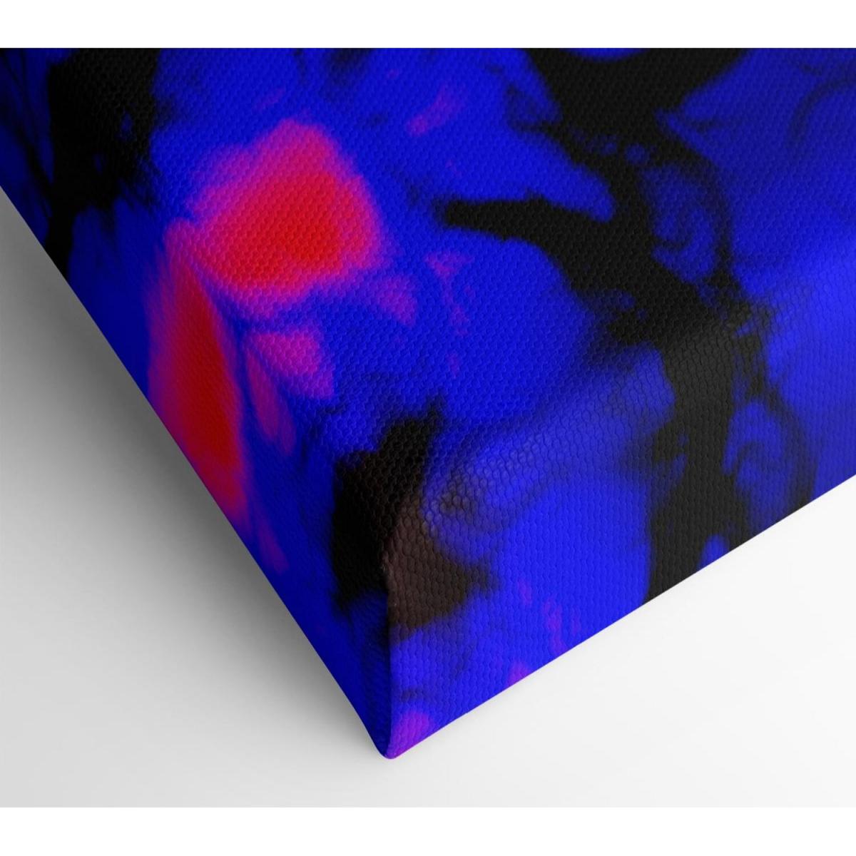 Fluorescent Glow Canvas Print Wall Art - Yellow / 35.56cm – image 2