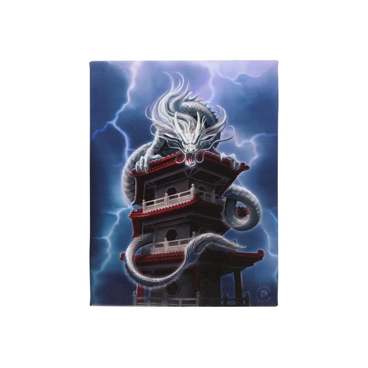 The Tower Dragon Canvas Print - Multicolour – image 1