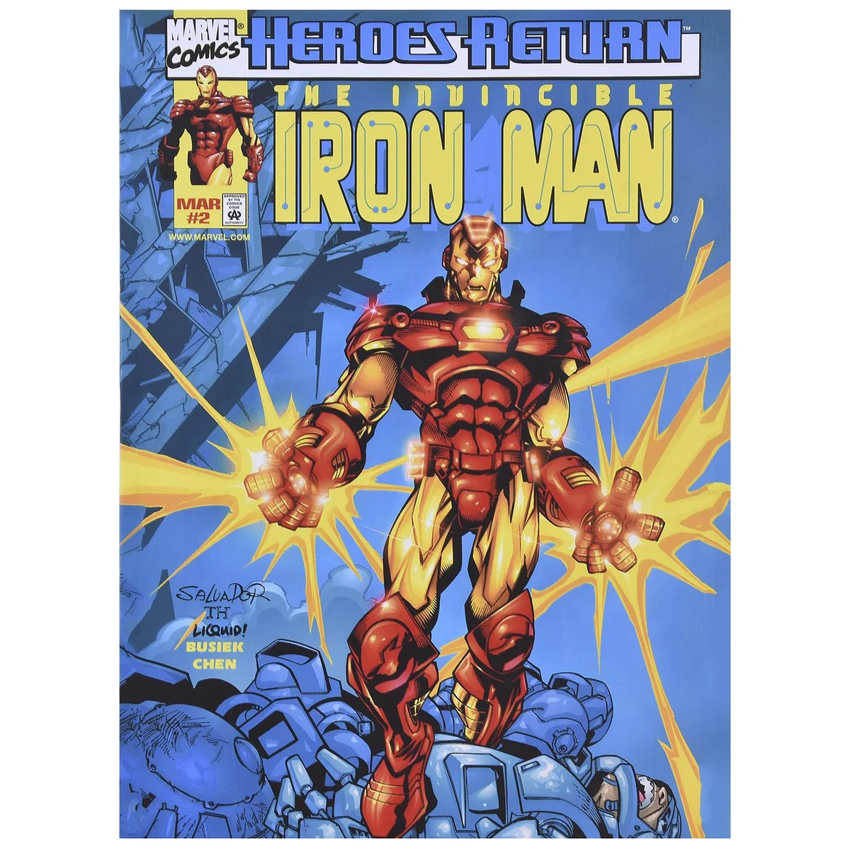 Marvel 90's Superhero Canvas – image 3