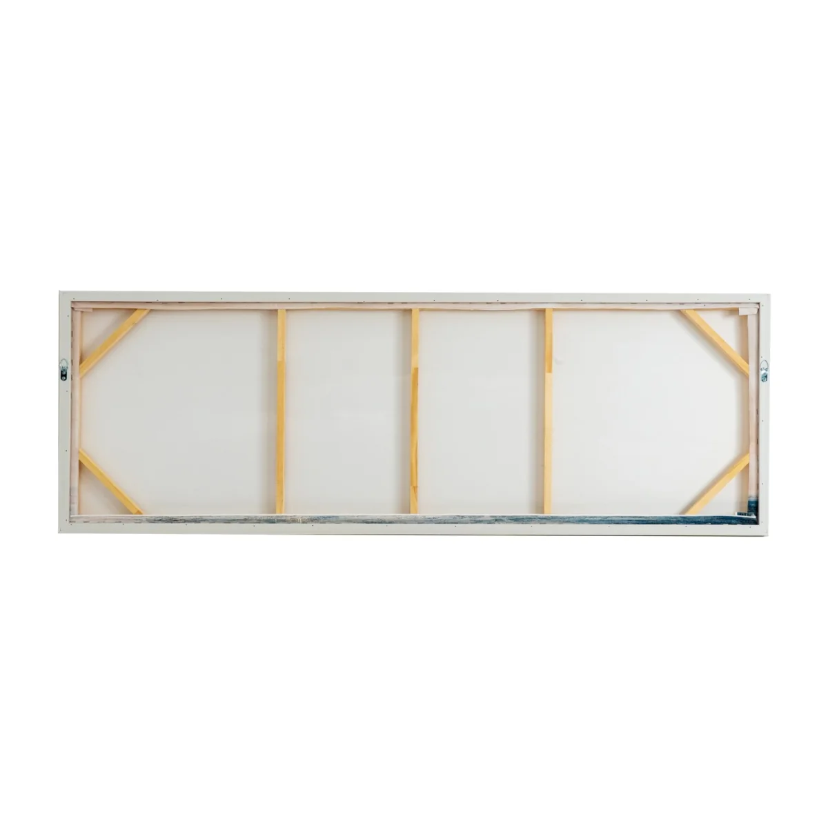 Ondra Hand Painted Canvas in Frame - Artistic Wall Decor - Brown