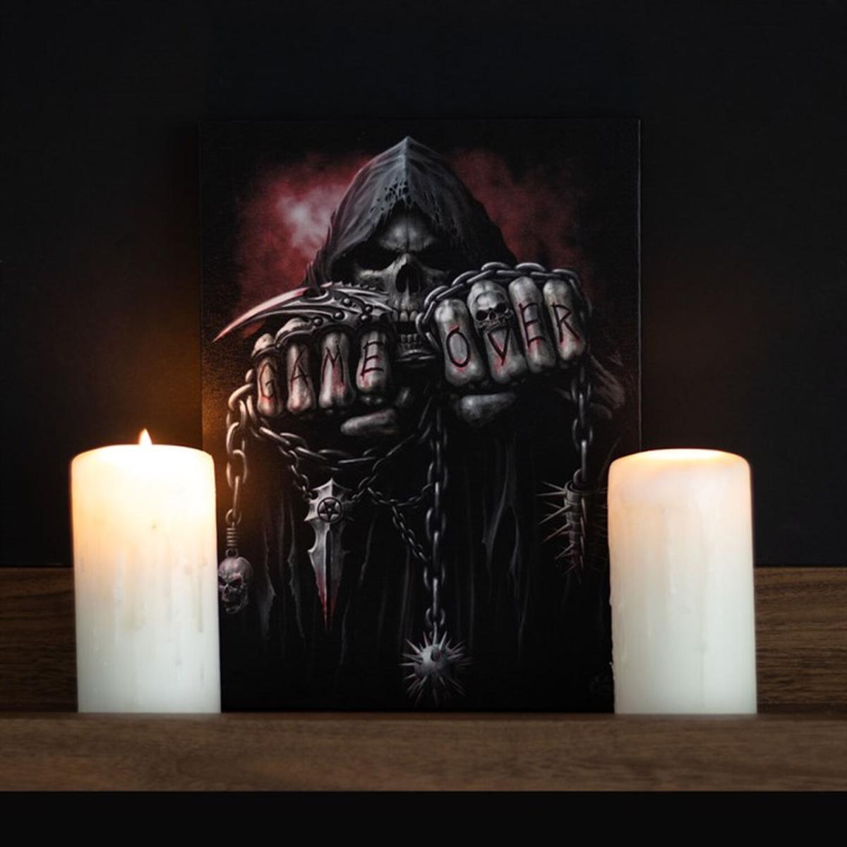 Game Over Canvas Plaque by Spiral Direct - Black – image 4