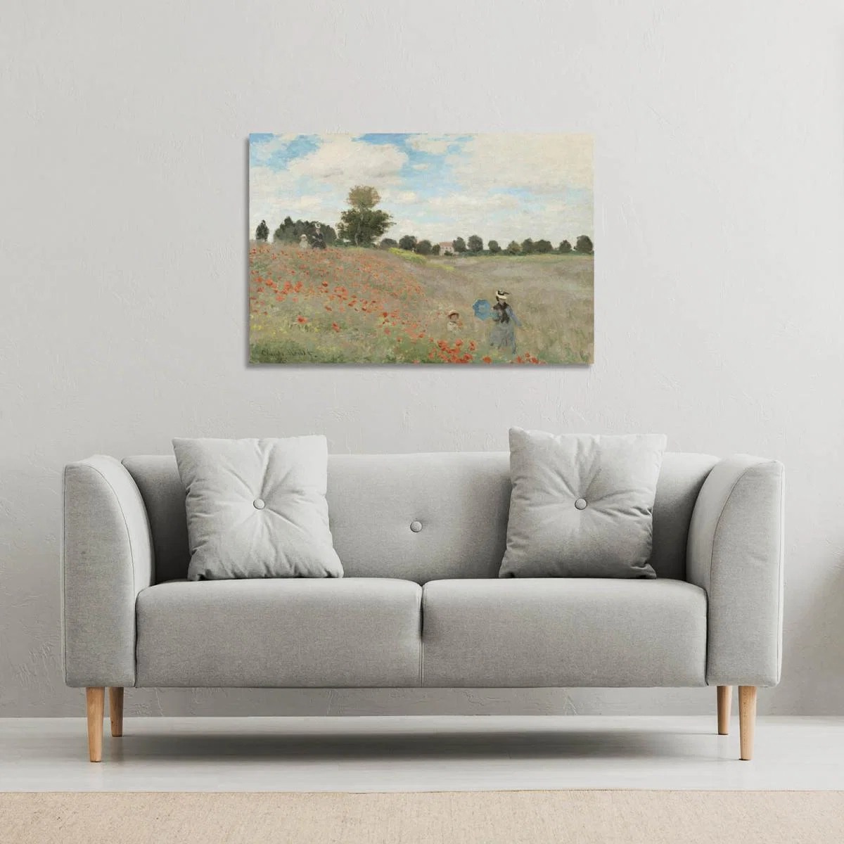 CM-05 Claude Monet - Poppies Canvas print - Green / 61cm / 41cm – image 3