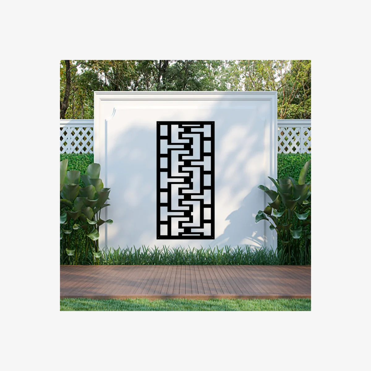 Dudlivanote Screen Metal Wall Art - Black