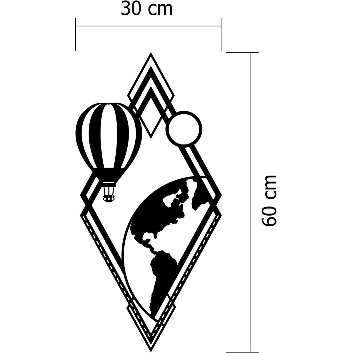 From Earth Wall Art Metal Decorative Object - Black - Black – image 3
