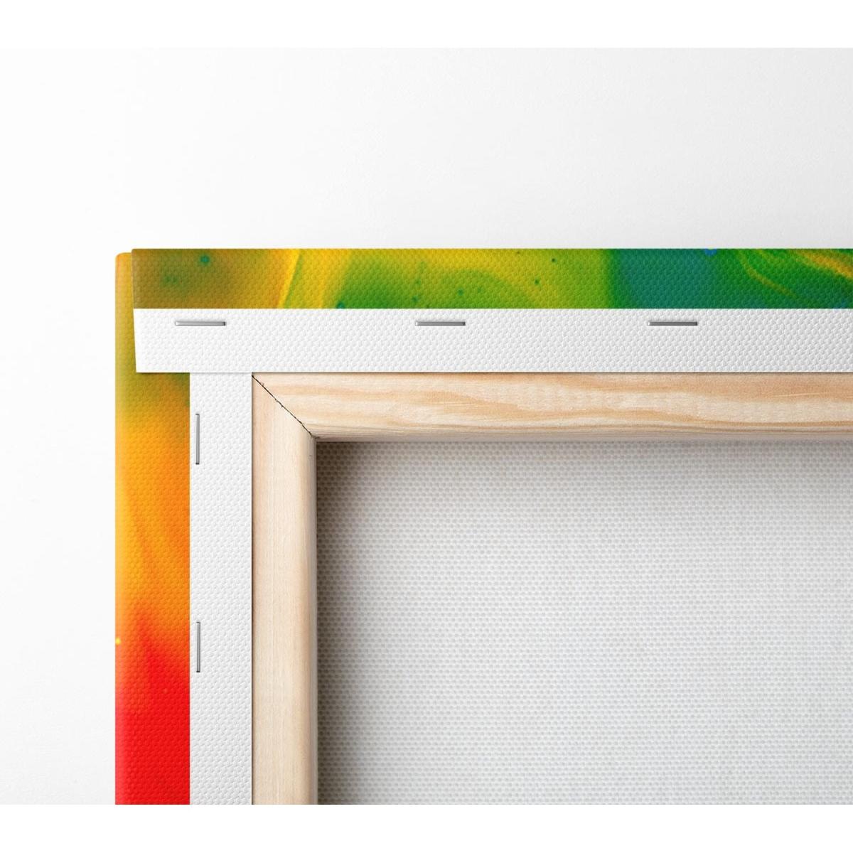 Paint Flames Canvas Print Wall Art - Yellow / 81.28cm – image 3