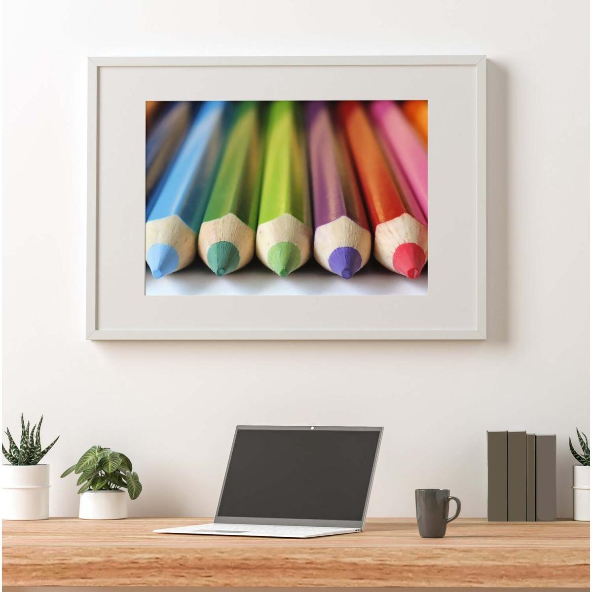 Colouring Pencils Art Print - White / 42cm – image 2