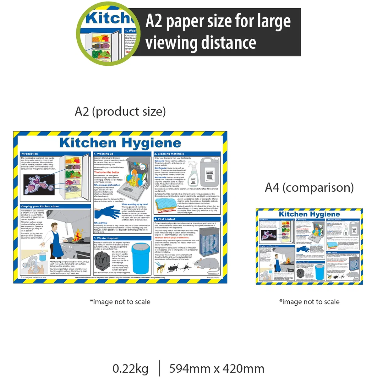 Pegdev Healthy and safety posters D - White – image 2