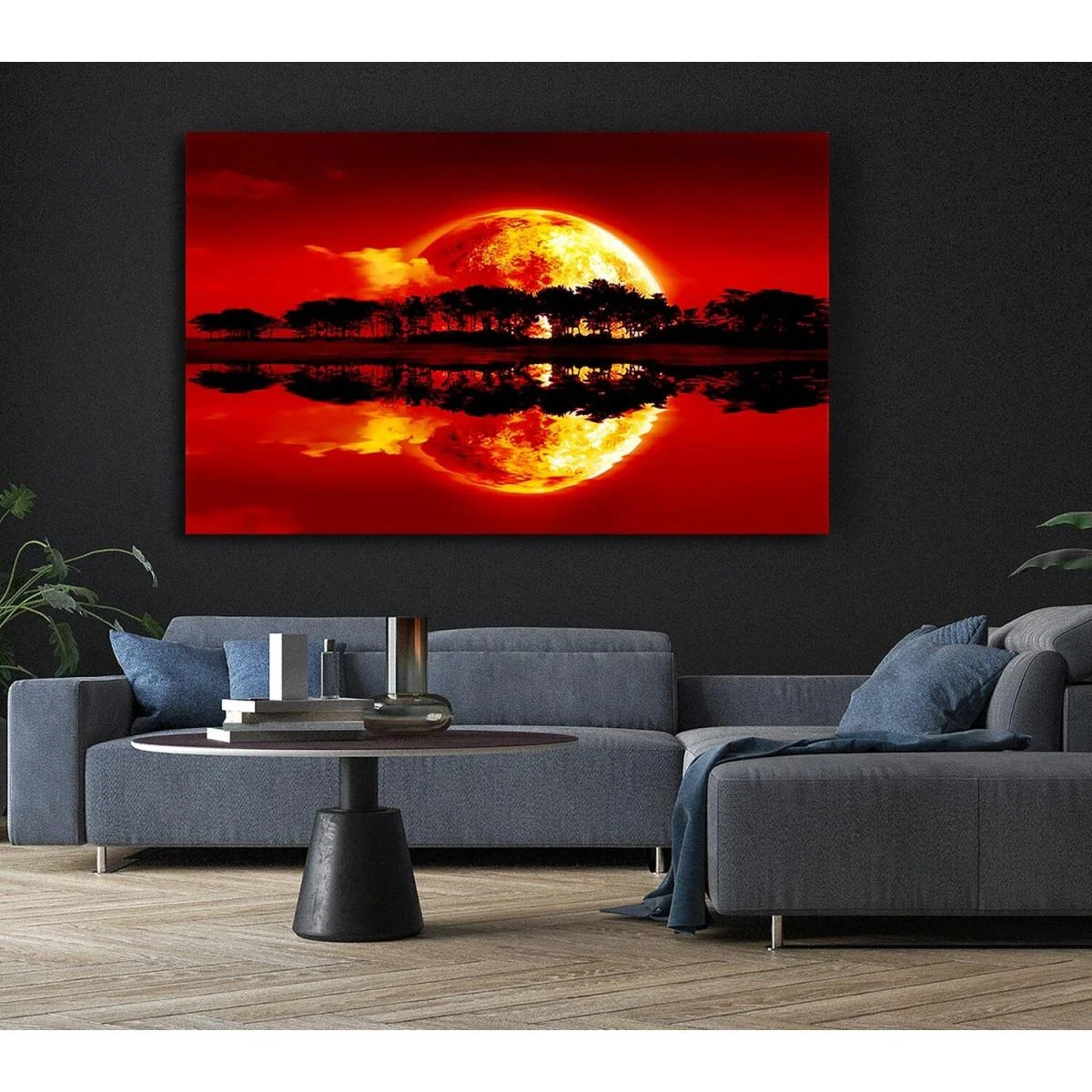 Sunset Siren Canvas Print Wall Art - Yellow / 81.28cm – image 5