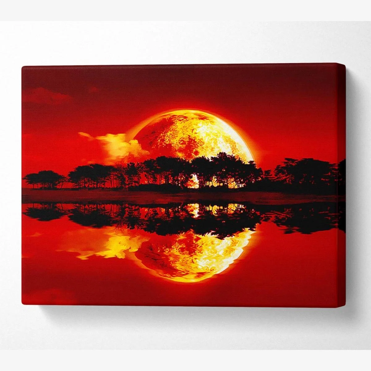 Sunset Siren Canvas Print Wall Art - Yellow / 81.28cm – image 1