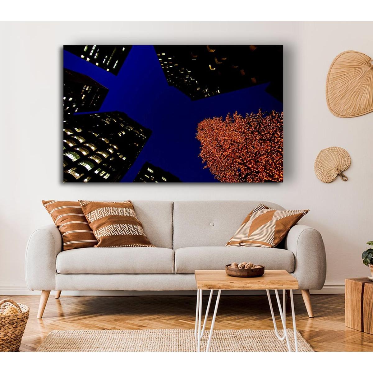 Competing With Christmas Canvas Print Wall Art - Yellow / 50.8cm – image 3