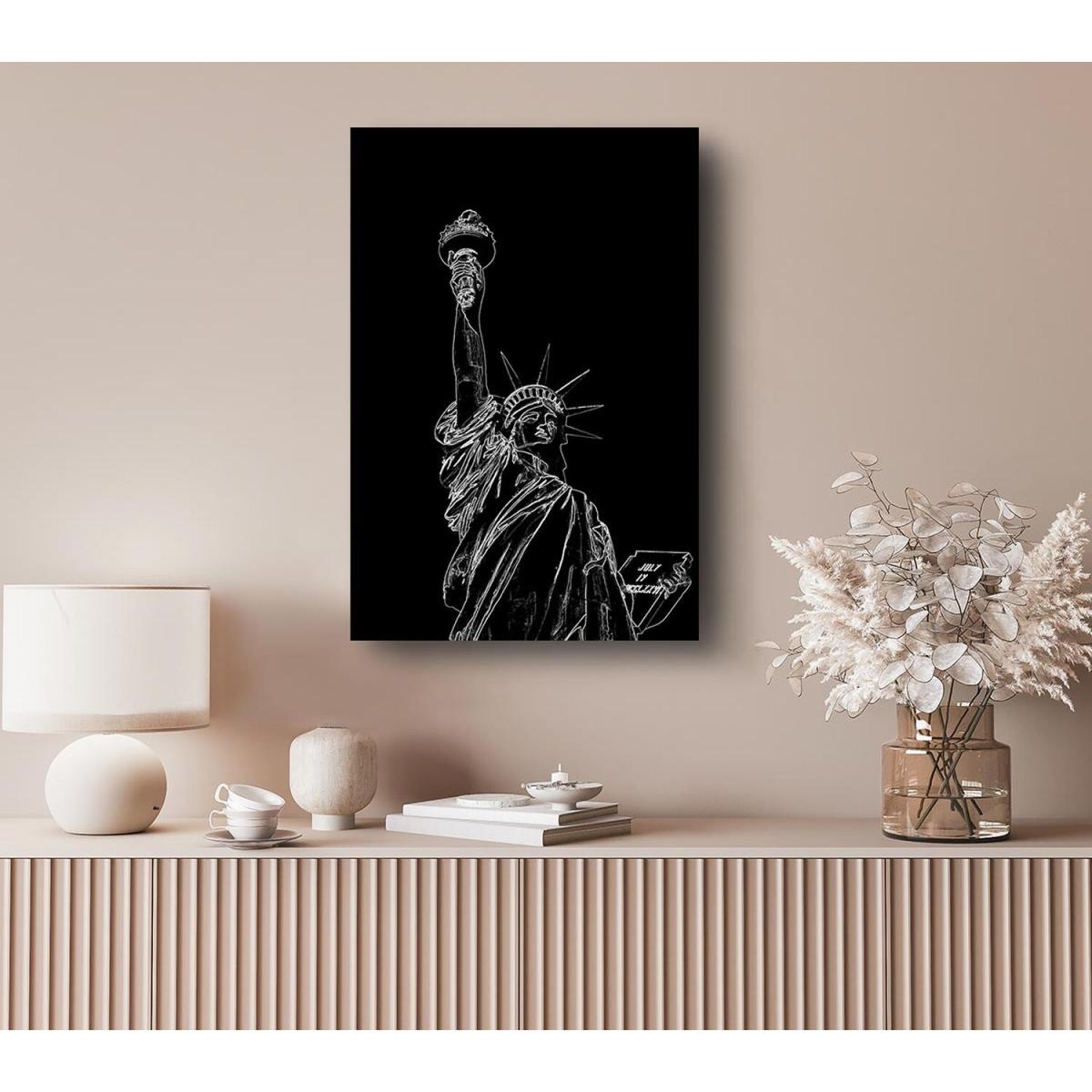 Liberty Canvas Print Wall Art - Yellow / 81.28cm – image 2