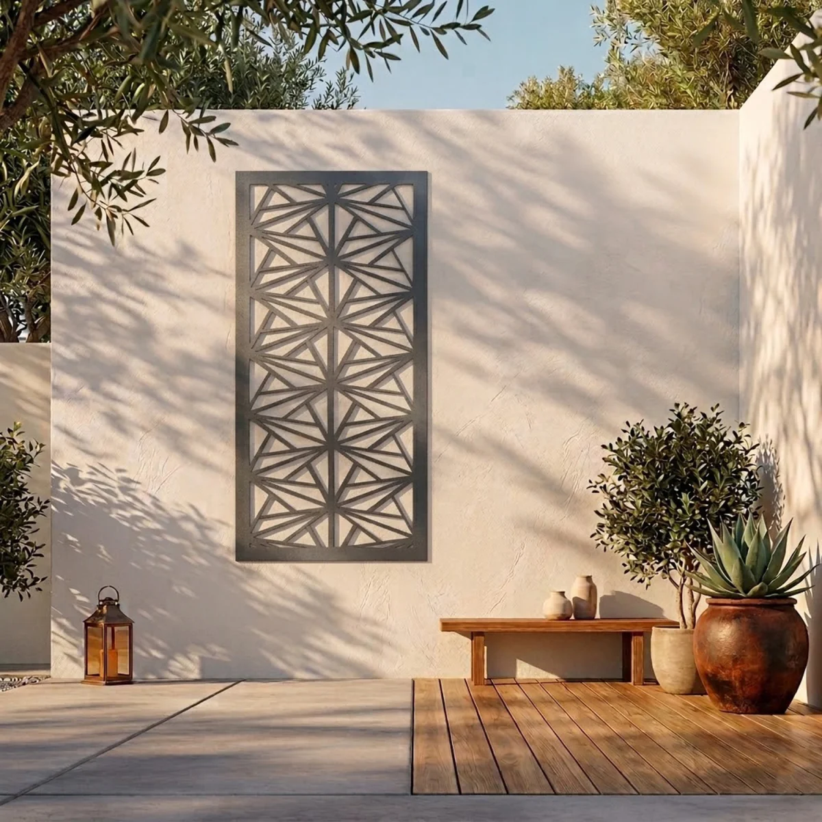 Snofline Screen Metal Wall Art - Anthracite grey – image 2