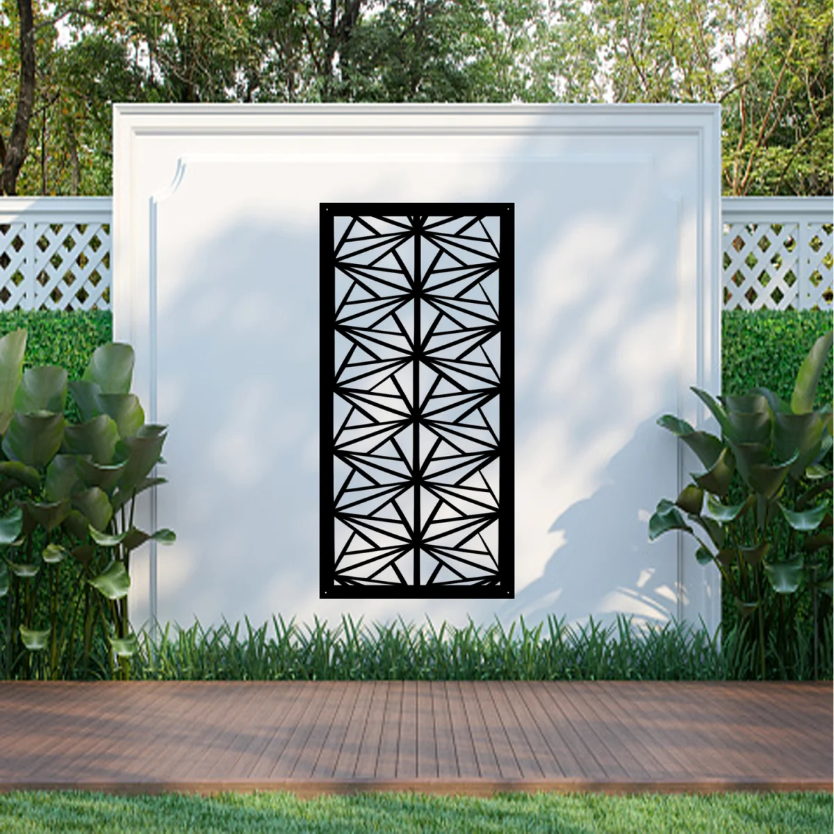 Snofline Screen Metal Wall Art - Anthracite grey – image 3