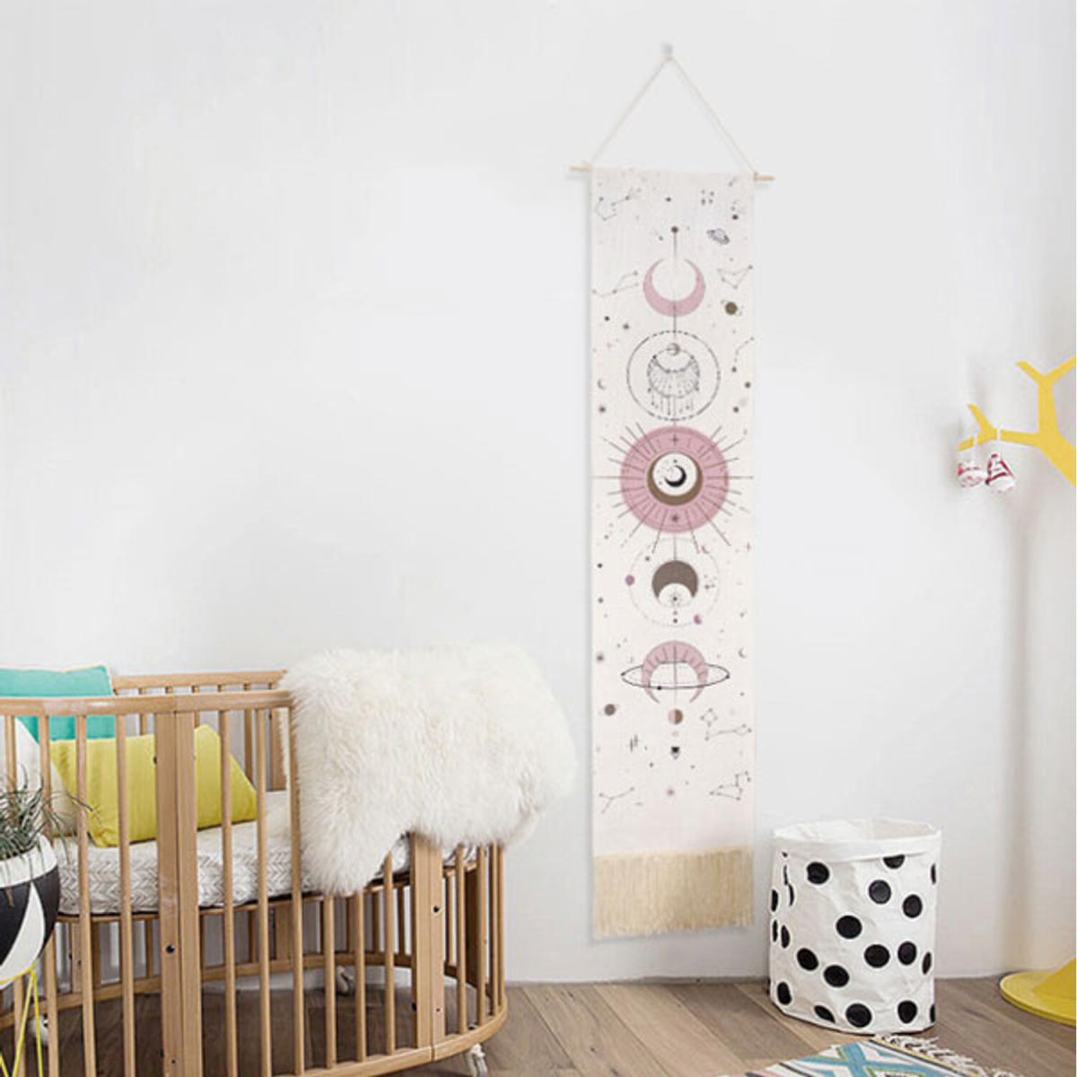 2 Bohemian Style Lunar Eclipse Tapestries - Black – image 2