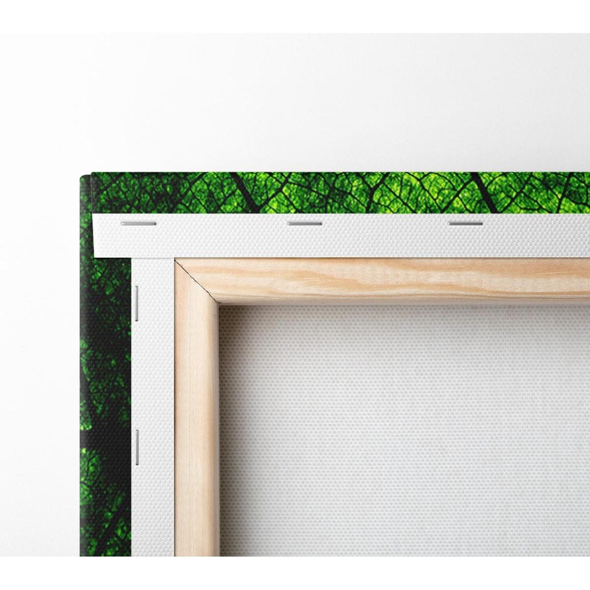 Leaf Veins Canvas Print Wall Art - Yellow / 66.04cm – image 2