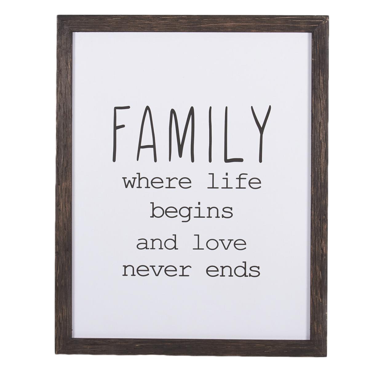 Family Love Framed Wall Art – image 3