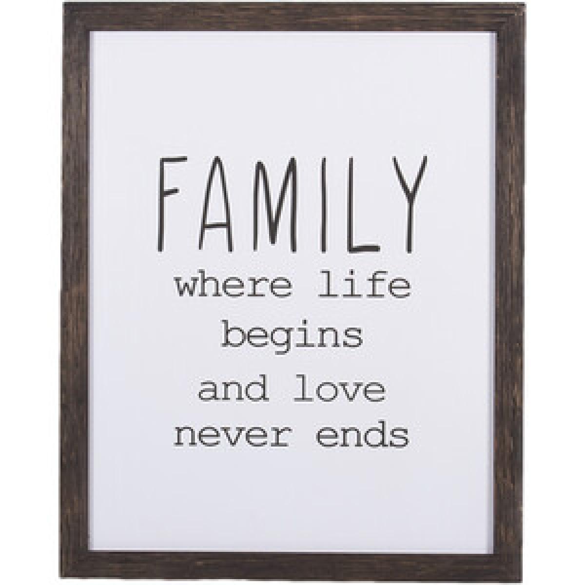Family Love Framed Wall Art – image 5