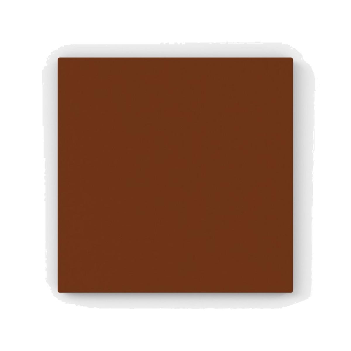 Chocolate Brown HD Metal Print - Brown / 40cm