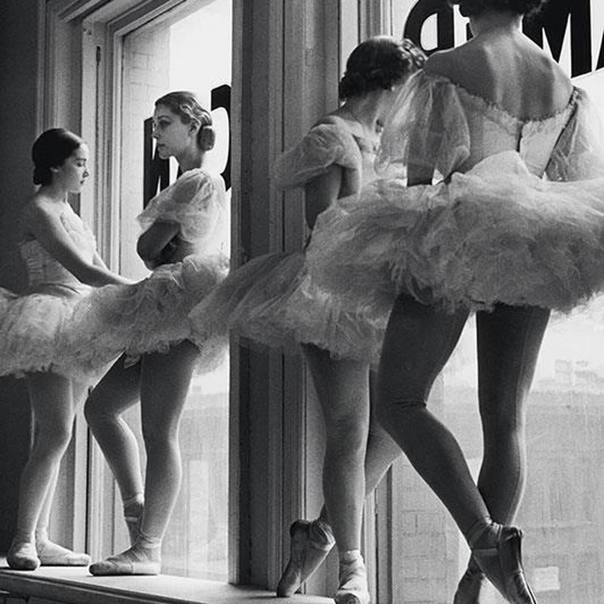 Time Life Ballerinas In Window - Grey
