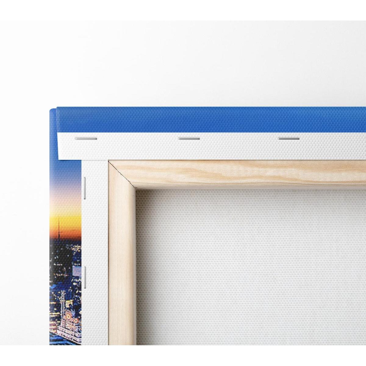 New York City Golden Horizon Canvas Print Wall Art - Yellow / 81.28cm – image 2