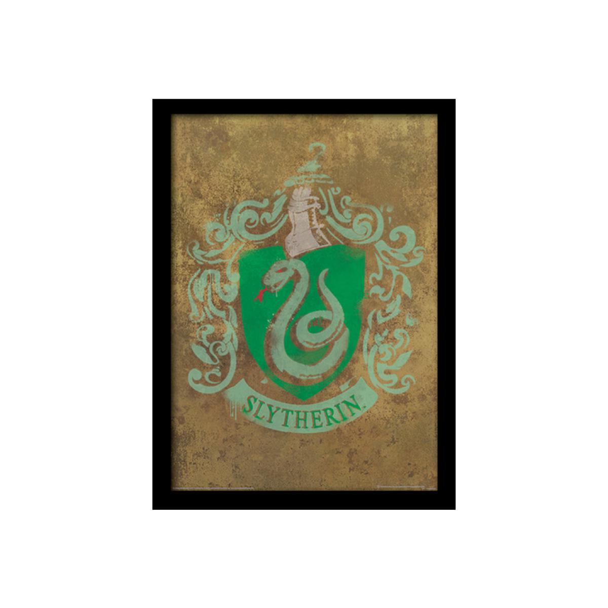 Harry Potter (Slytherin Crest) Framed Print – image 1